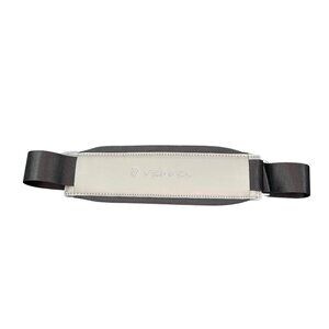 Vessel Bag Shoulder Strap Detachable Adjustable Black Nylon Gray Leather Accents